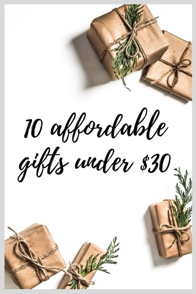 affordable gifts under 30