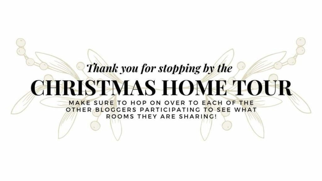 thank you christmas home tour