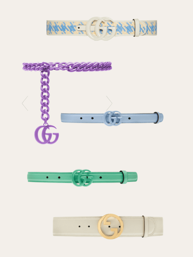Summer Gucci Belts